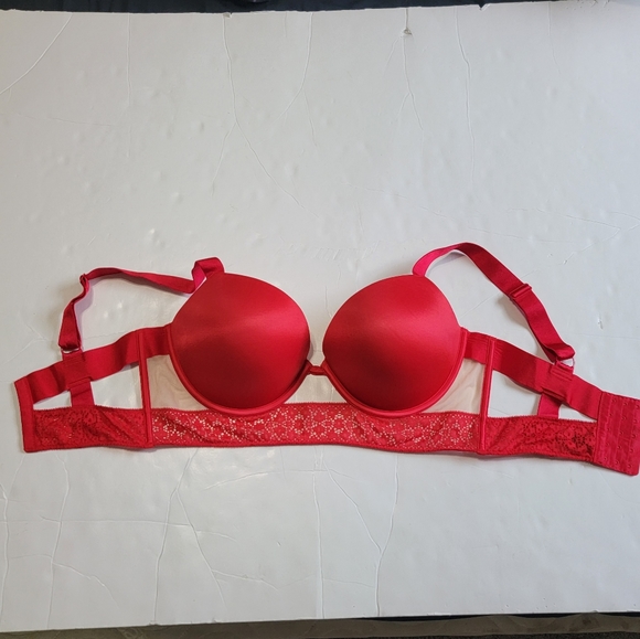 Victoria's Secret Very Sexy Push Up Bra 36 DD Red - Picture 9 of 14